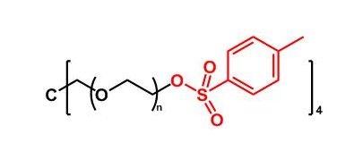 四臂聚乙二醇对甲苯磺酸酯 4ARM-PEG-OTs(图1)