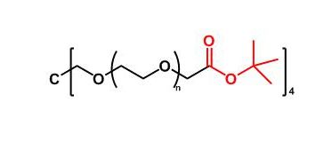 四臂聚乙二醇叔丁酯 4ARM-PEG-COOtBu(图1)