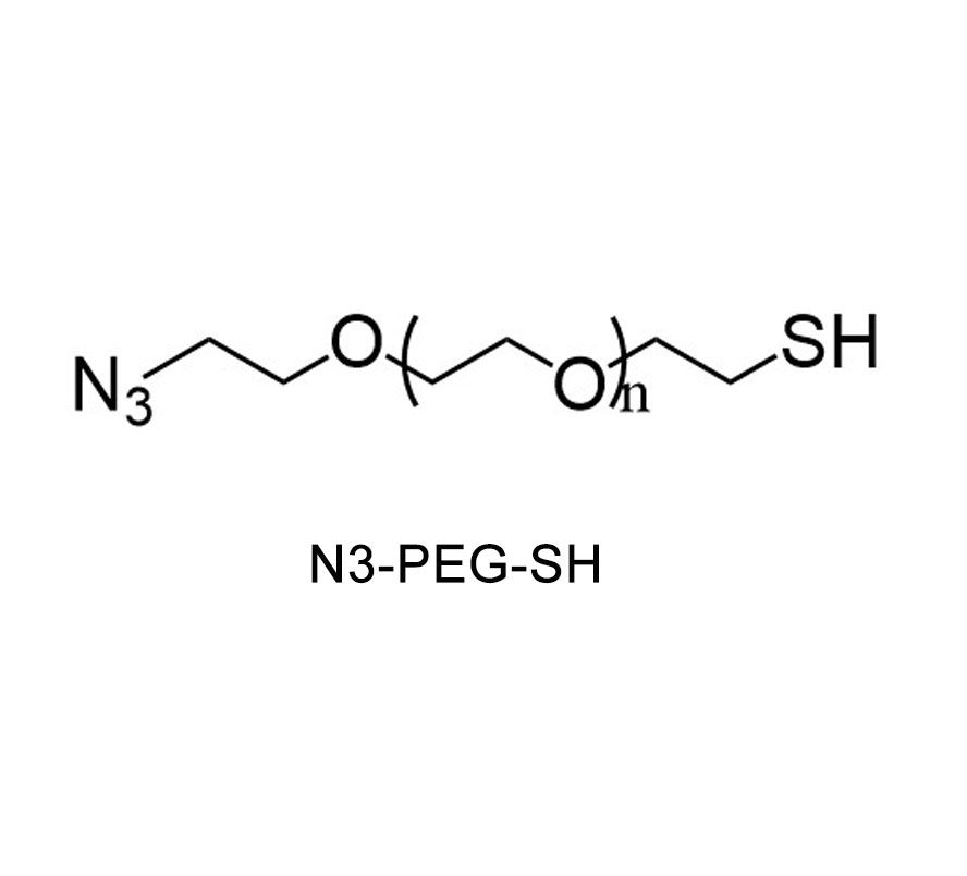 Azide-PEG-Thiol，N3-PEG-SH，可用于制备金纳米颗粒