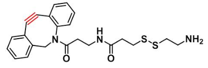 DBCO-S-S-amine，二苯并环辛炔-二硫键-氨基，DBCO-S-S-NH2